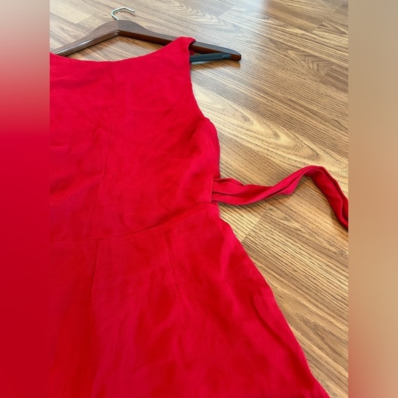 Reformation Red Wide-Leg Jumpsuit with Fitted Bodice - Picture 12 of 16